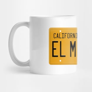 El Mirage California Yellow License Plate Mug